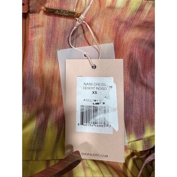 Alexis Naim Dyed Halterneck Minidress in Desert Indigo Size XS $695 - Picture 11 of 11